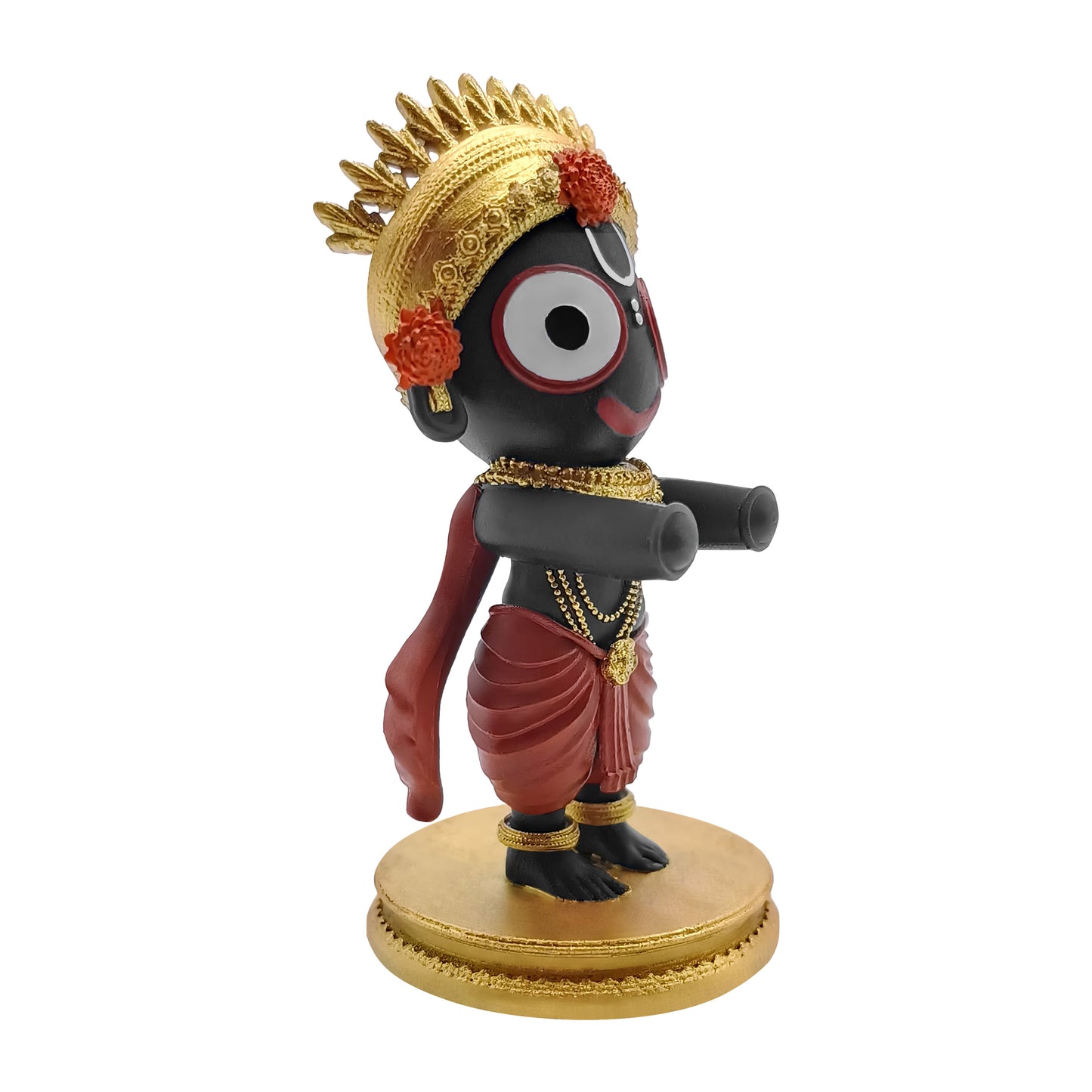 Bal Jagannath Idol 3 Inch Colorful Statue for Car, Home Idol