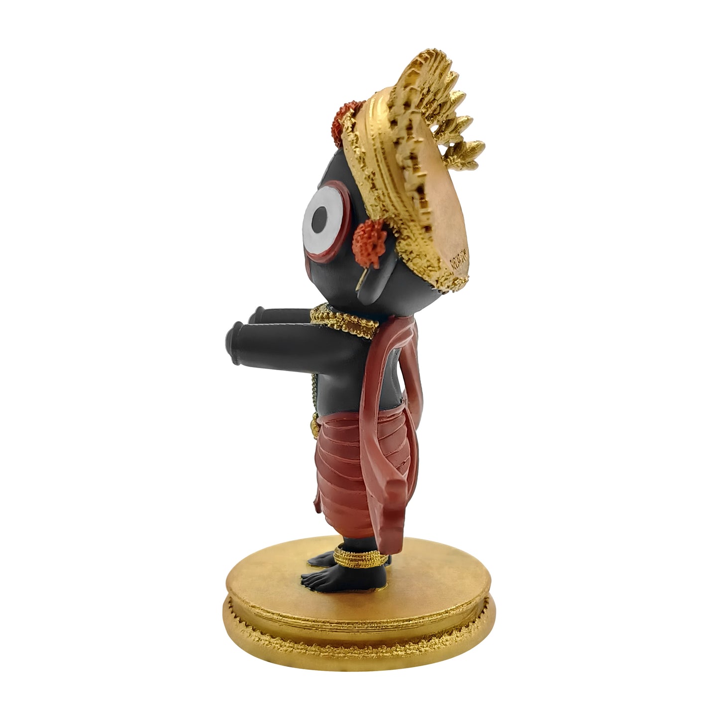 Bal Jagannath Idol 3 Inch Colorful Statue for Car, Home Idol