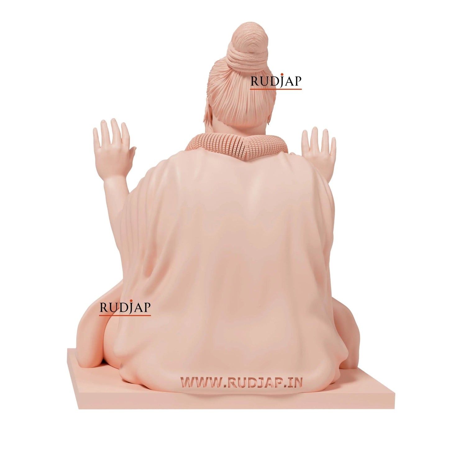 Premium 4 Inch Premanand Ji Maharaj Murti for Car Dashboard & Pooja Home RUDJAP