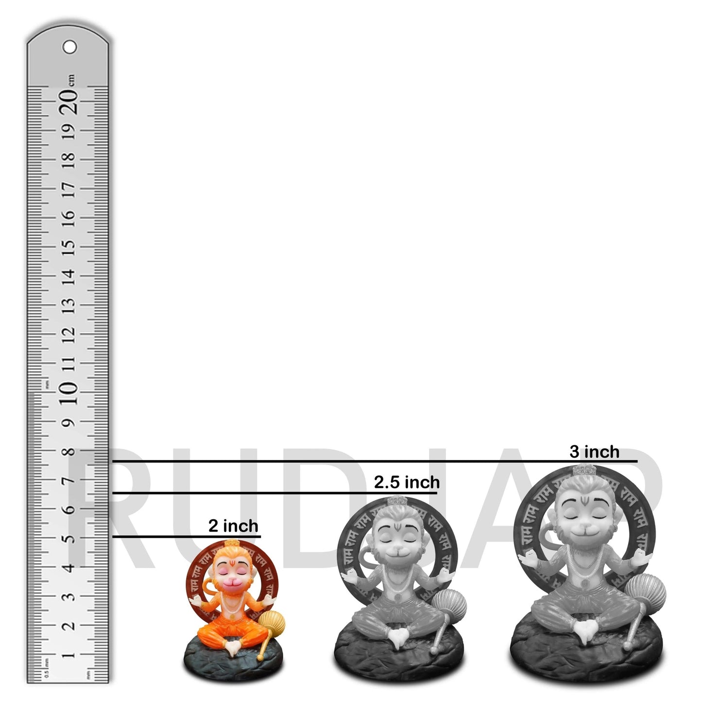 Bal Hanuman Murti for Car Dashboard Idol 2 inch