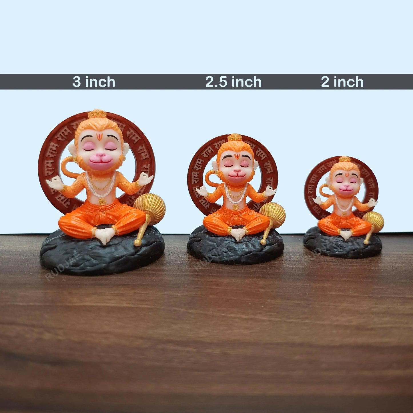 Bal Hanuman Murti for Car Dashboard Idol 3 size