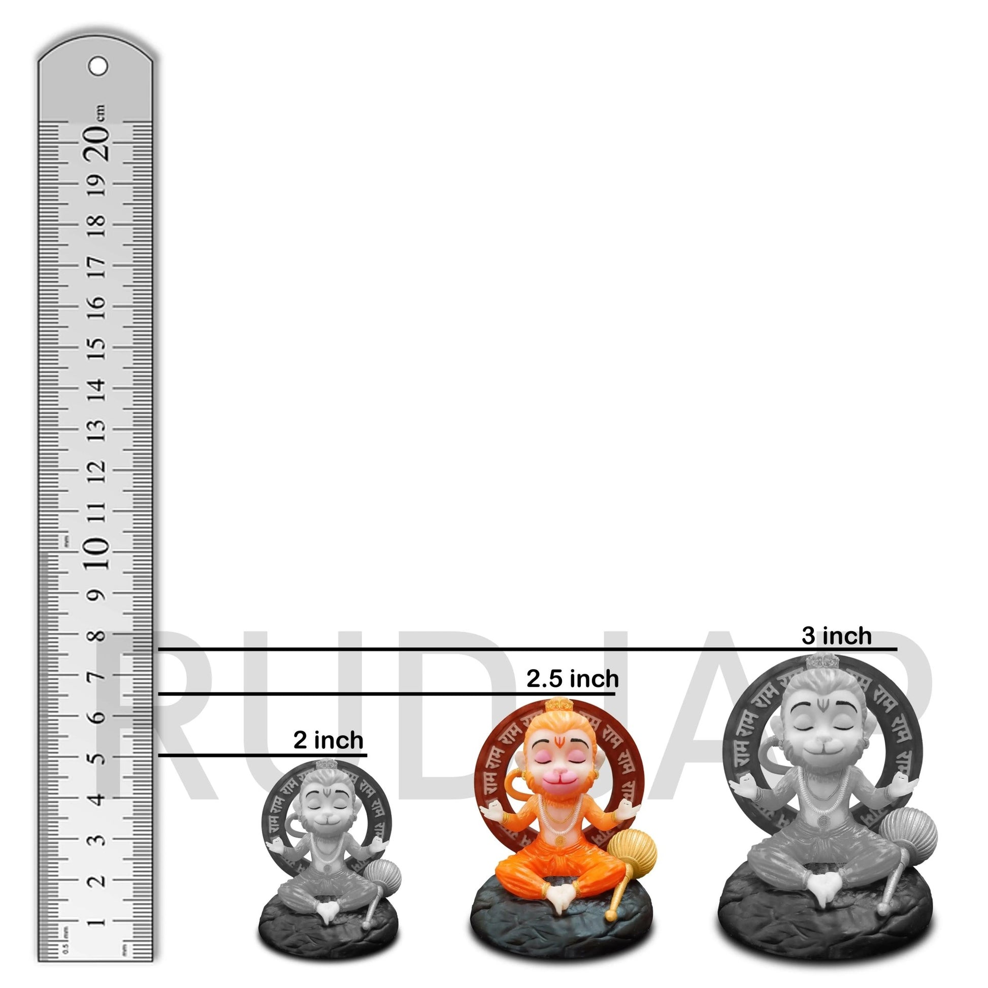 Bal Hanuman Murti for Car Dashboard Idol 2.5 inch