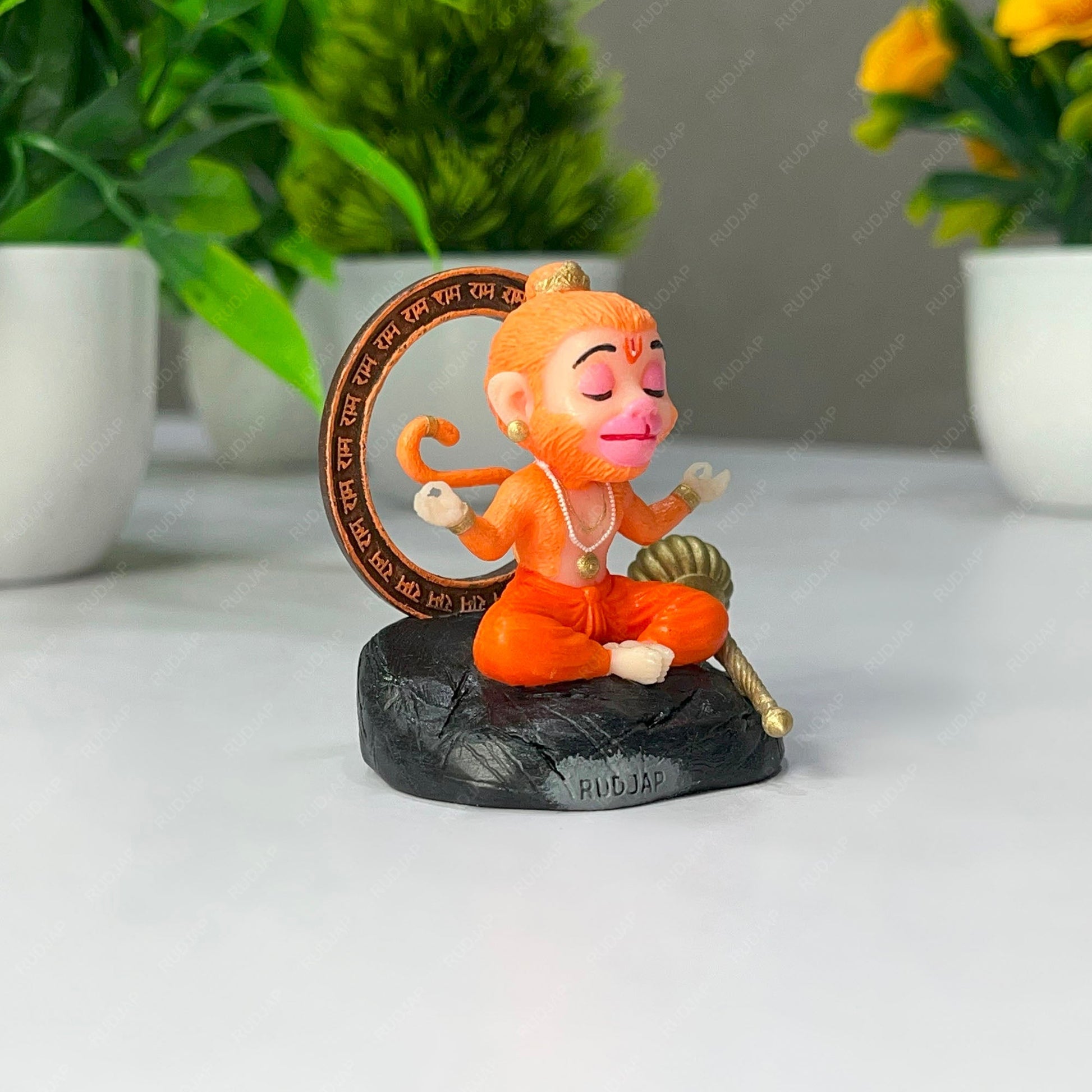 Rudjap Customized Bal Hanuman Mini Murtees idol Bal Roop Bajrangbali Murti 2.5 Inch Rudjap