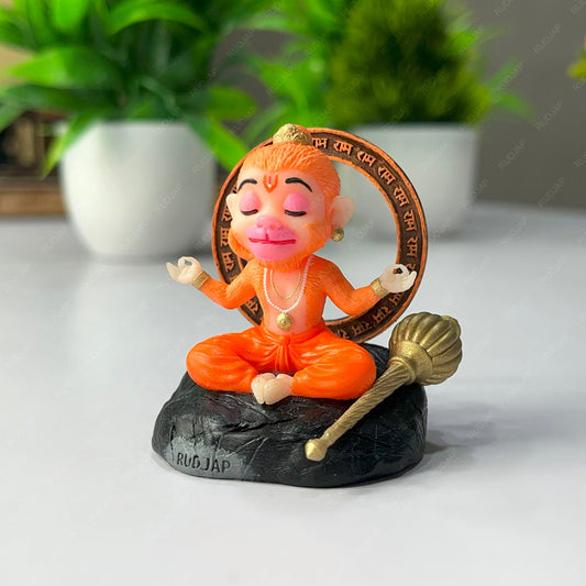Rudjap Customized Bal Hanuman Mini Murtees idol Bal Roop Bajrangbali Murti 2.5 Inch Rudjap