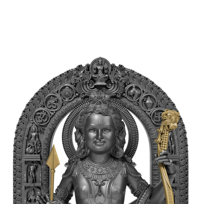 Rudjap Premium Ram Lalla Murti – Ayodhya Ram Lalla Idol for Pooja Ghar and Car Dashboard (4.5 Inch)