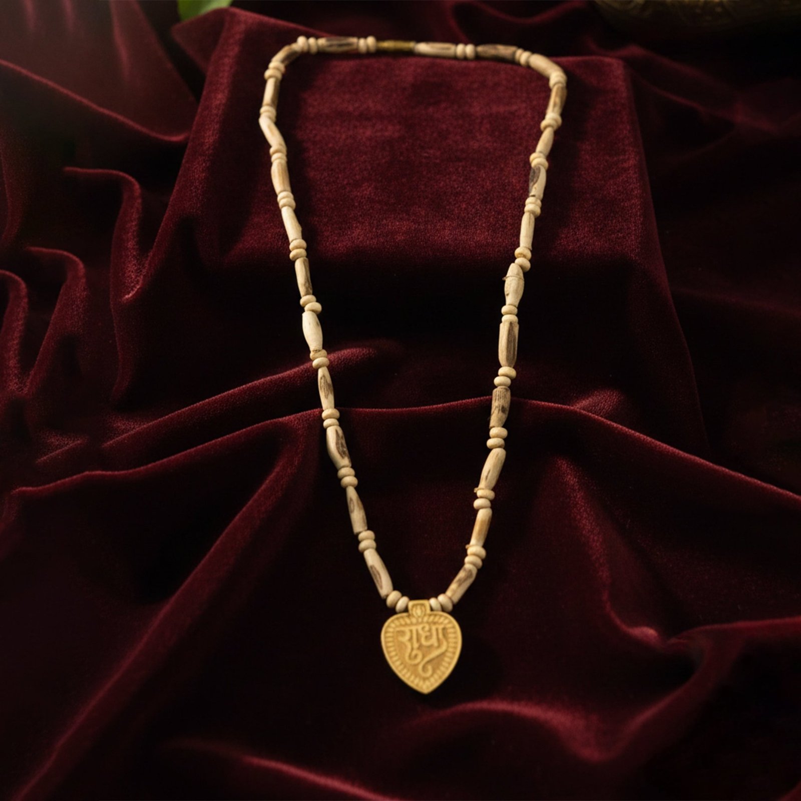 Rudjap Original Tulsi Mala with Radha Name - Image 3